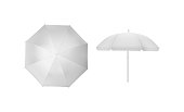 sun umbrella isolated on white background
