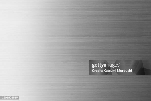 metalic hairline texture background - hairline polished metal stock pictures, royalty-free photos & images