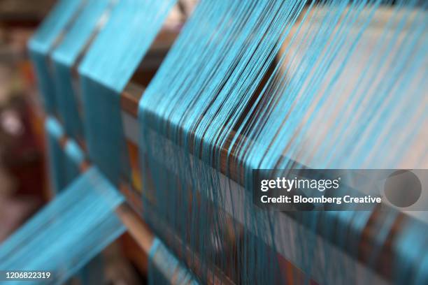 silk thread - loom stock pictures, royalty-free photos & images
