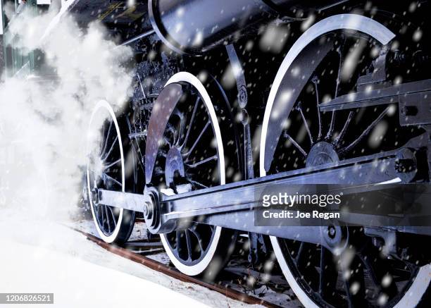 steam locomotive wheels - steam train bildbanksfoton och bilder