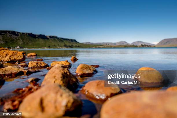 paisaje volcánico de la patagonia - paisaje volcánico bildbanksfoton och bilder