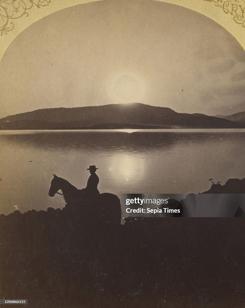 Sunset - Judge John K. Porter at Schroon Lake.