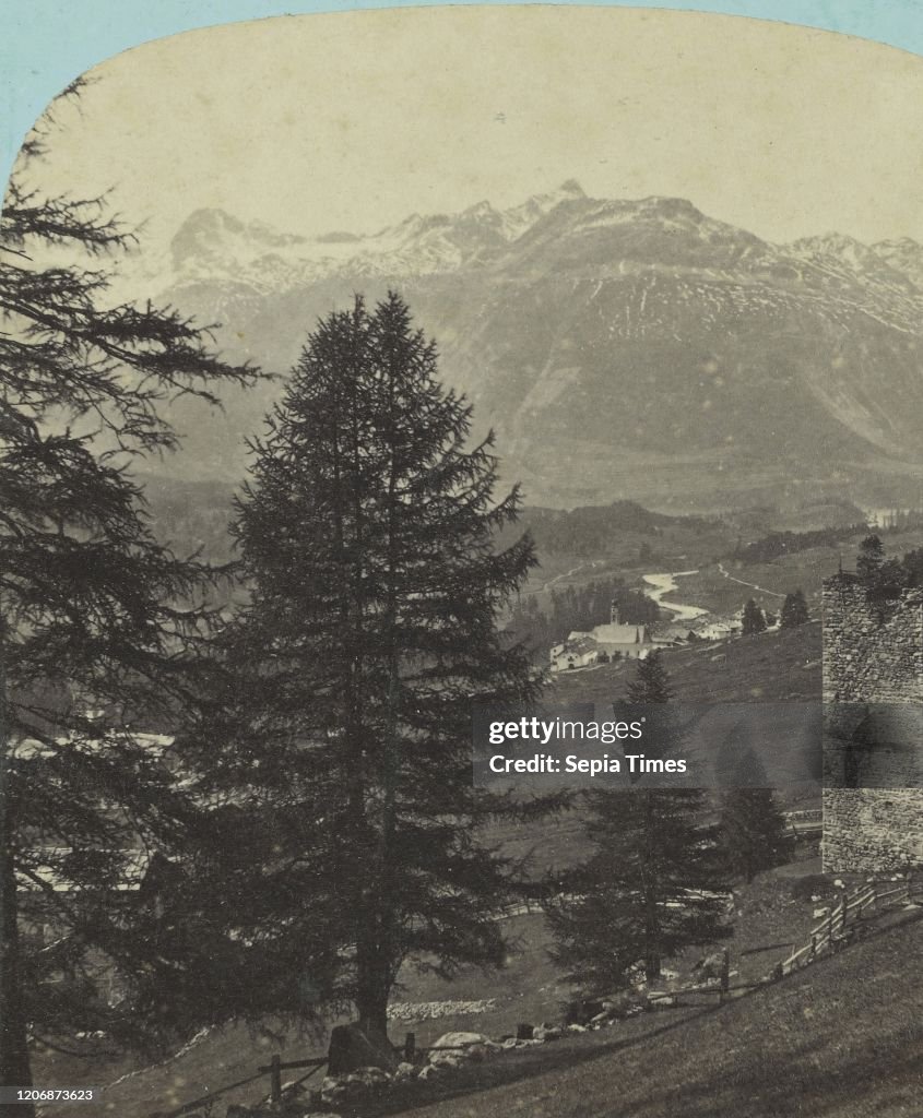 Canton des Grisons. Haute Engadine. Paysage dans les environs de Pontresina.