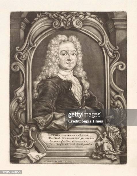Portrait of Balthazar Huydecoper, Arnoud van Halen, 1715