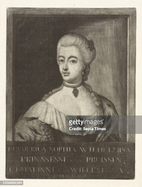 Portrait of Wilhelmina of Prussia, Rienk Jelgerhuis, 1770.