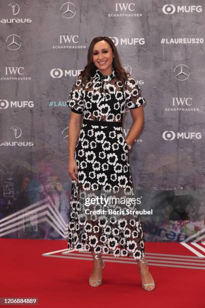 Jessica Ennis-Hill attends the 2020 Laureus World Sports Awards at Verti Music Hall on February 17, 2020 in Berlin, Germany.