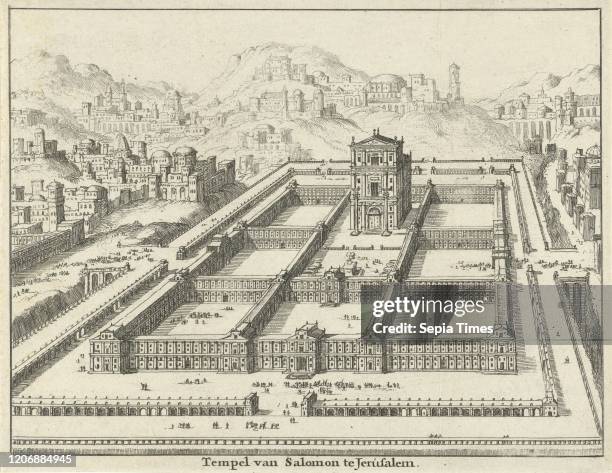 Temple of Solomon, Jerusalem , Jan Luyken, Willem Goeree, 1682.