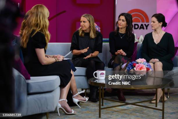 Jill Martin, Maria Shriver, Lindsay Crouse, Taraneh Shirazian and Lisa Mosconi on Friday, March 6, 2020 --