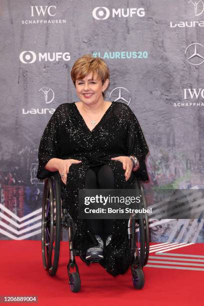 Laureus Academy Member Tanni Grey-Thompson attends the 2020 Laureus World Sports Awards at Verti Music Hall on February 17, 2020 in Berlin, Germany.