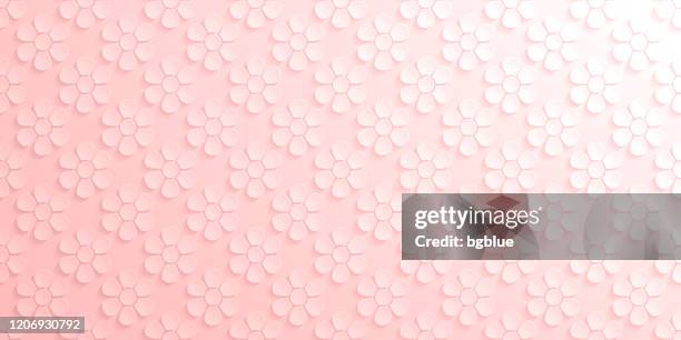 abstract pink background - flower pattern - flower flat background stock illustrations