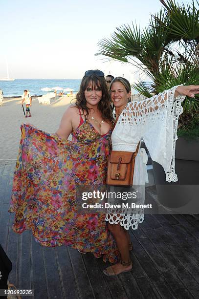 Clare Strowger attends the Teenage Cancer Trust party and auction at El Chiringuito in Es Cavellet on August 07, 2011 in Ibiza, Spain. Pic Credit:...