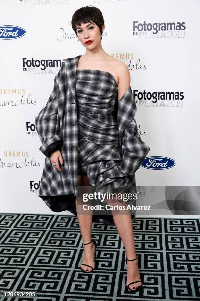 Actress Greta Fernandez attends Fotogramas awards candidates dinner 2020 at Santo Mauro Hotel on February 17, 2020 in Madrid, Spain.