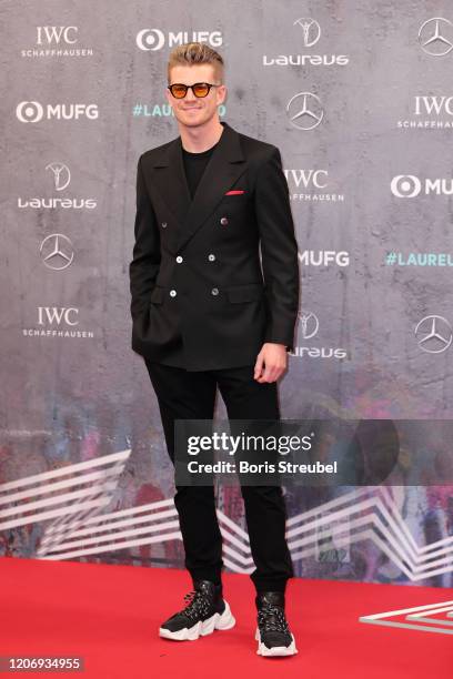 Nico Hulkenberg attends the 2020 Laureus World Sports Awards at Verti Music Hall on February 17, 2020 in Berlin, Germany.