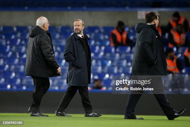 Ed Woodward, Manchester Chief Executive at the end of the game during the Premier League match between Chelsea FC and Manchester United at Stamford...