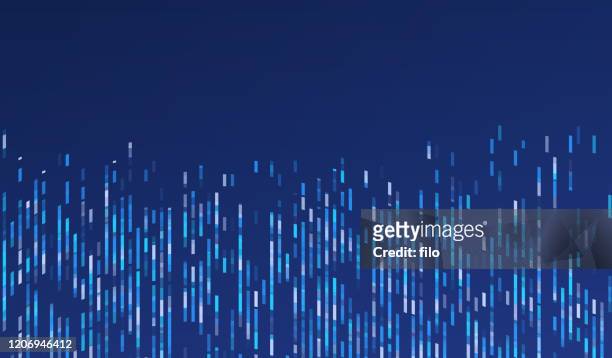 abstract modern research and data background - strip stock illustrations