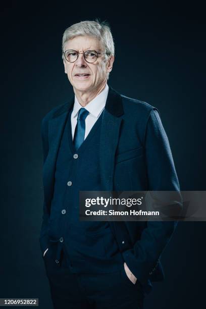 Arsene Wenger poses during the 2020 Laureus World Sports Awards on February 17, 2020 in Berlin, Germany.