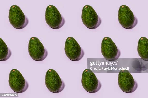 avocado pattern - avocado isolated stock pictures, royalty-free photos & images