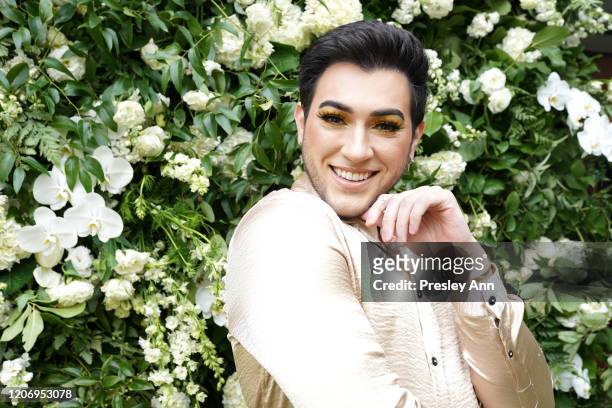Manny MUA attends Wishful Skin by Huda Kattan Launch Event on February 17, 2020 in Hollywood, California.