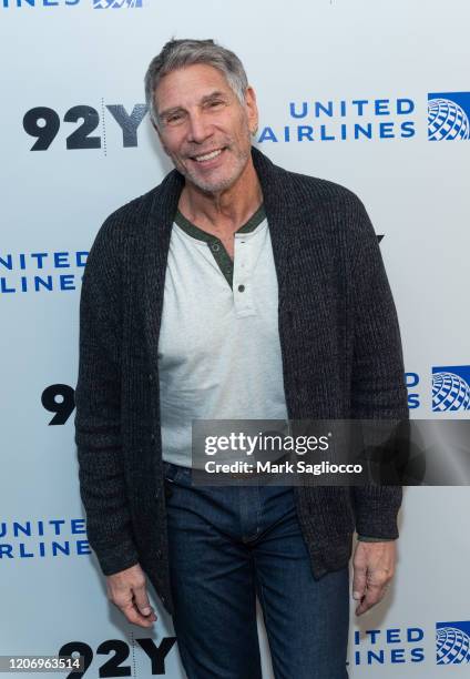 SiriusXM DJ Mark Goodman attends the Huey Lewis In Conversation With Mark Goodman: "Weather" event at the 92Y on February 17, 2020 in New York City.