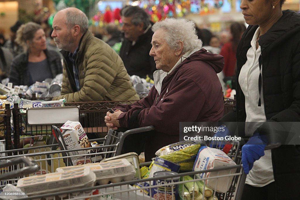 Shoppers Stock Up as Coronavirus Cases Grow