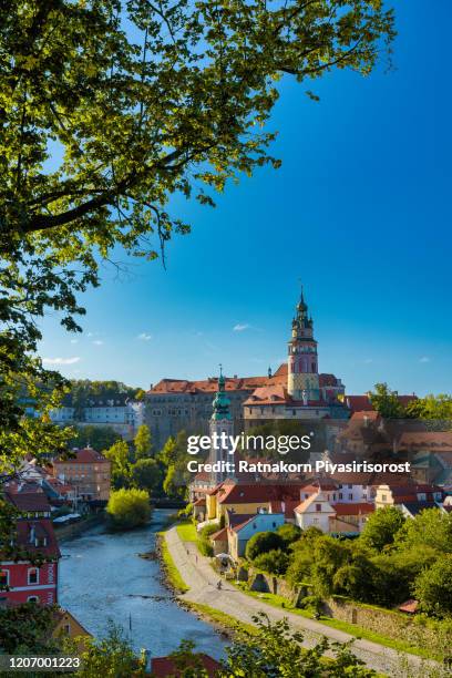 old town of cesky krumlov, czech republic, unesco world culture heritage site - cesky krumlov stock pictures, royalty-free photos & images