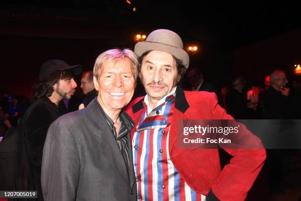 Chef Yvan and Albert Grintuch aka Albert de Paname attend Marcel Campion's 80th Birthday Party At Cirque d'Hiver on February 17 on February 17, 2020...
