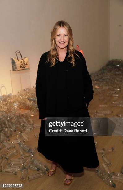 Anya Hindmarch attends the Anya Hindmarch dinner to celebrate the I Am A Plastic Bag campaign co-hosted with Financial Times Jo Ellison on February...