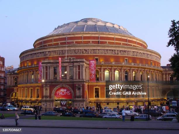 Exterior view of the Royal Albert Hall, London, 13th September 2008.