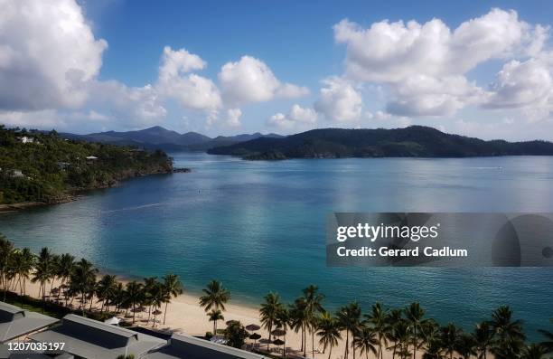 cat's eye beach - hamilton island stock-fotos und bilder