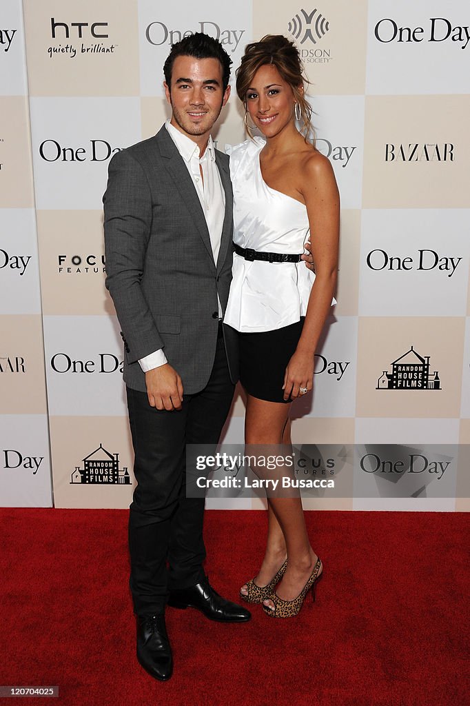 "One Day" New York Premiere - Inside Arrivals