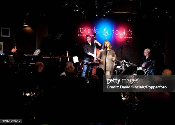 American singer Patti Austin performs live on stage at Ronnie Scott's Jazz Club in Soho, London on 13th September 2013.