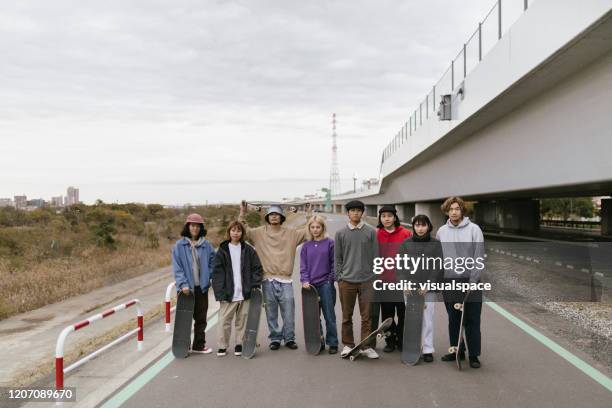 Grupo de skaters