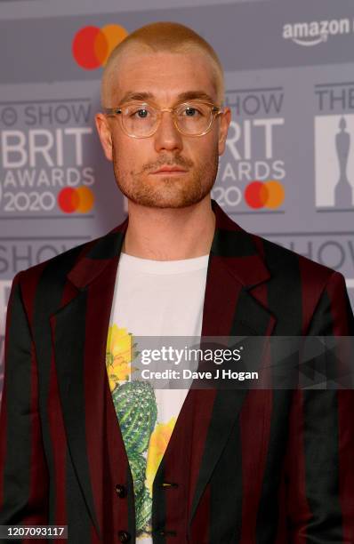 Dan Smith attends The BRIT Awards 2020 at The O2 Arena on February 18, 2020 in London, England.