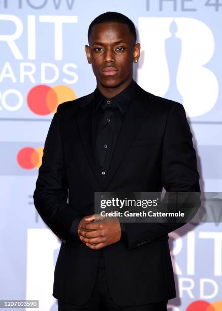 Micheal Ward attends The BRIT Awards 2020 at The O2 Arena on February 18, 2020 in London, England.