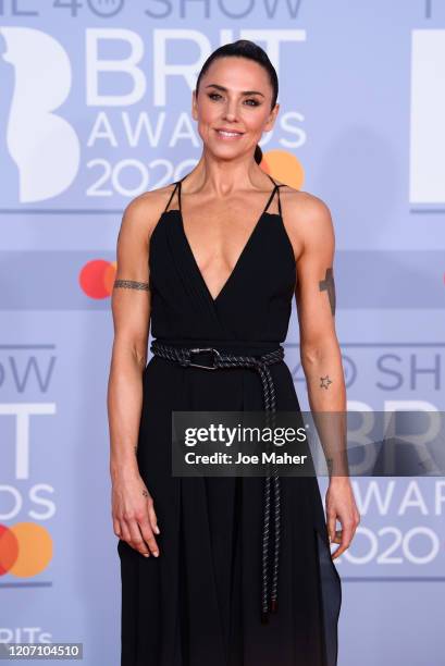 Mel C attends The BRIT Awards 2020 at The O2 Arena on February 18, 2020 in London, England.