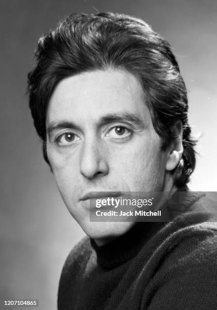Portrait of American actor Al Pacino, February 1979. At the time he was starring in 'Richard III.'
