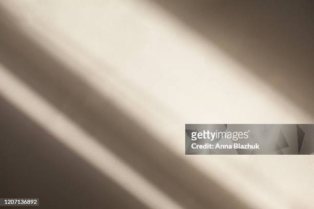 shade on white background. sun daylight. effect for overlaying a photo or mockup - licht schatten stock-fotos und bilder