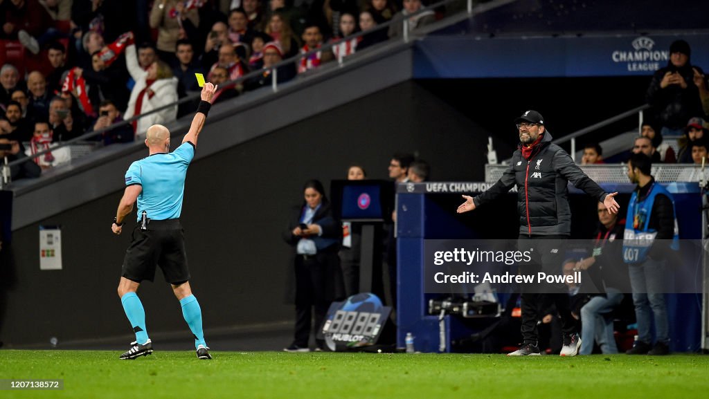 Atletico Madrid v Liverpool FC - UEFA Champions League Round of 16: First Leg