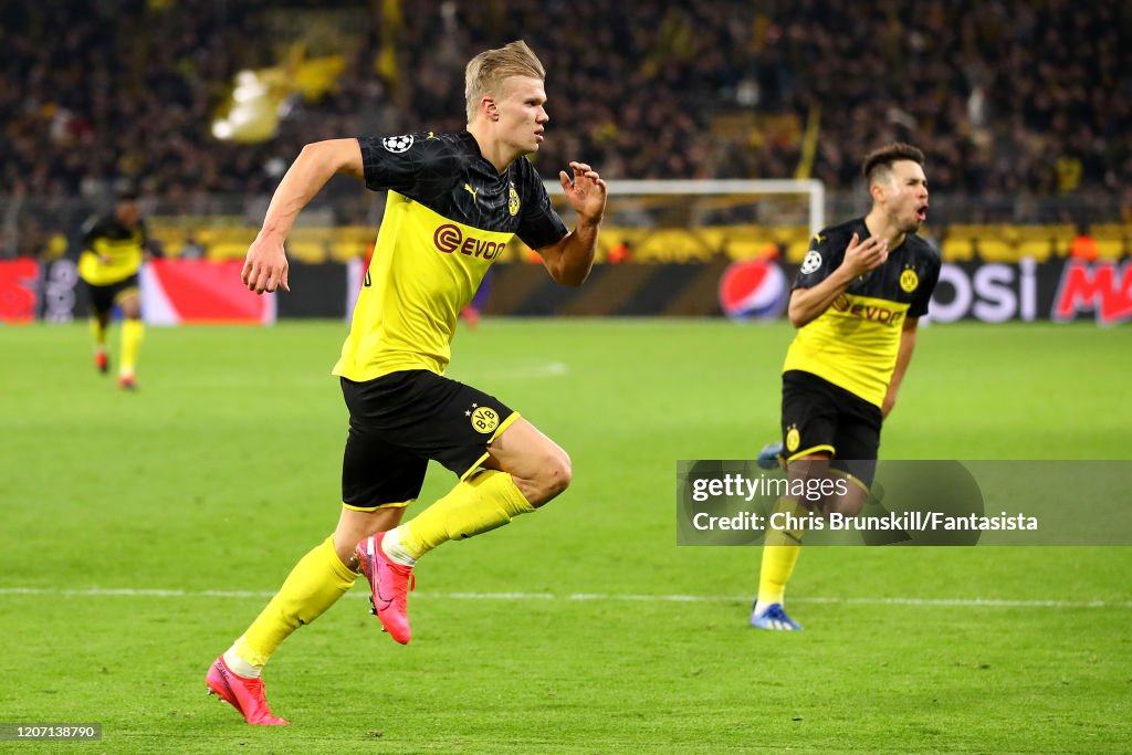 Borussia Dortmund v Paris Saint-Germain - UEFA Champions League Round of 16: First Leg