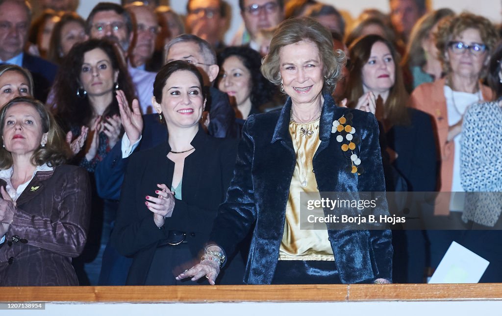 Queen Sofia Attends A Charity Concert