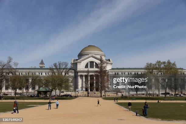 The National Museum of Natural History is seen on Washington, D.C. Saturday March 14, 2020.