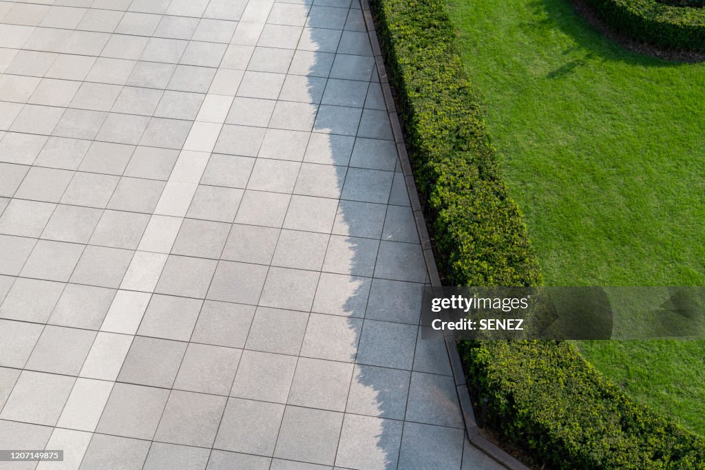 Aerial View Of Empty Road