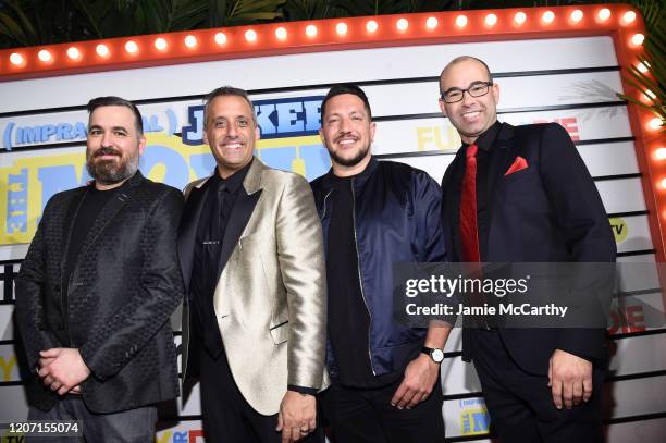 Brian Quinn, Joe Gatto, Sal Vulcano and James Murray attend the screening of "Impractical Jokers: The Movie" at AMC Lincoln Square Theater on...