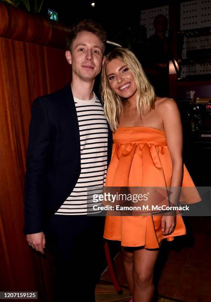 Matt Edmondson and Mollie King attend the Sony BRITs after-party at The Standard on February 18, 2020 in London, England.