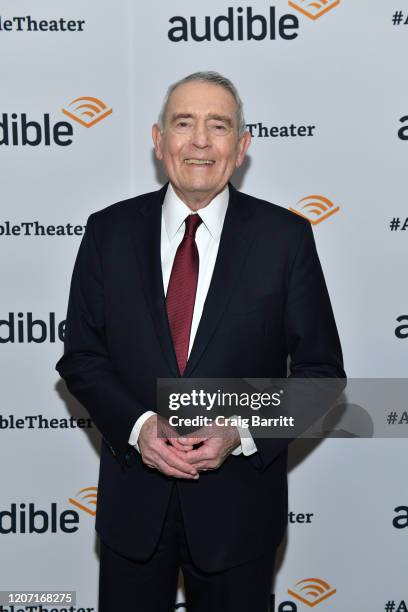 Dan Rather attends "Stories of a Lifetime" presented by Audible at the Minetta Lane Theatre on February 18, 2020 in New York City.