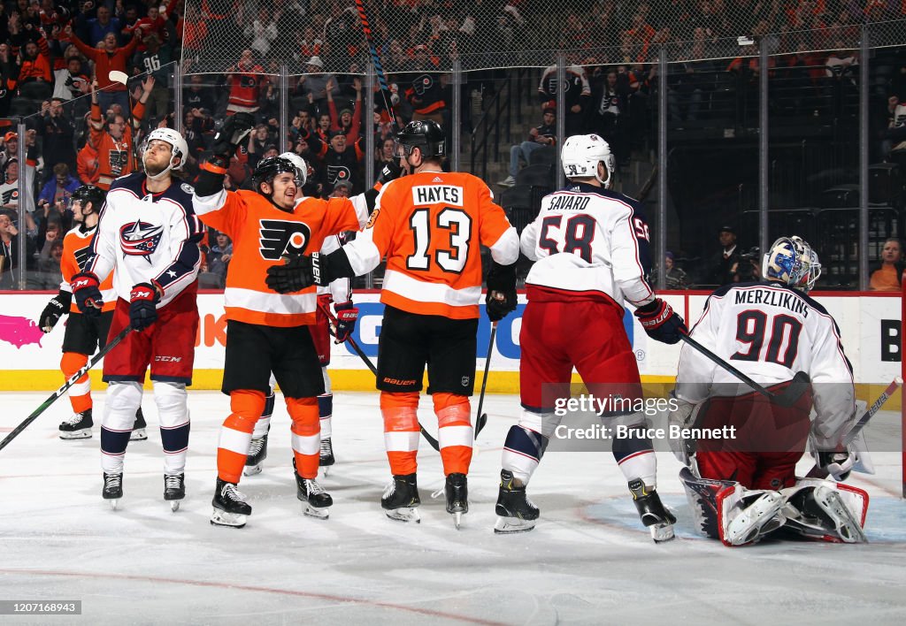 Columbus Blue Jackets v Philadelphia Flyers