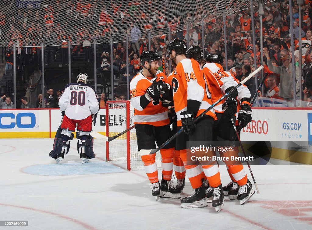 Columbus Blue Jackets v Philadelphia Flyers