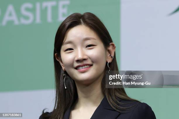 South Korean actress Park So-Dam attends the press conference on February 19, 2020 in Seoul, South Korea. The cast and crew held a press conference...