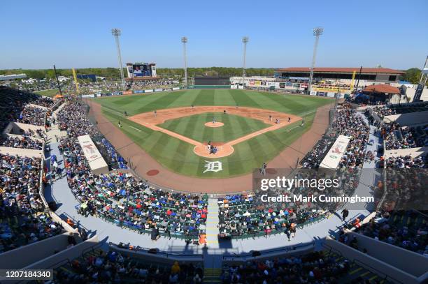 General interior view of Publix Field at Joker Marchant Stadium during the Spring Training game between the Toronto Blue Jays and the Detroit Tigers...