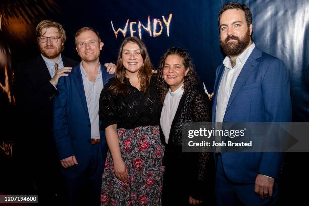 Dan Janvey, Michael Gottwald, Taylor Friedman, Becky Glupcznski and Josh Penn attend the New Orleans Premiere of WENDY at the Orpheum Theater on...